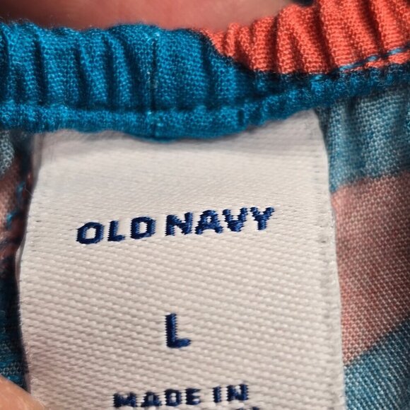 Old Navy Hawaiian Halter Maxi Shift Dress in Teal Coral Pink Floral - Picture 9 of 10